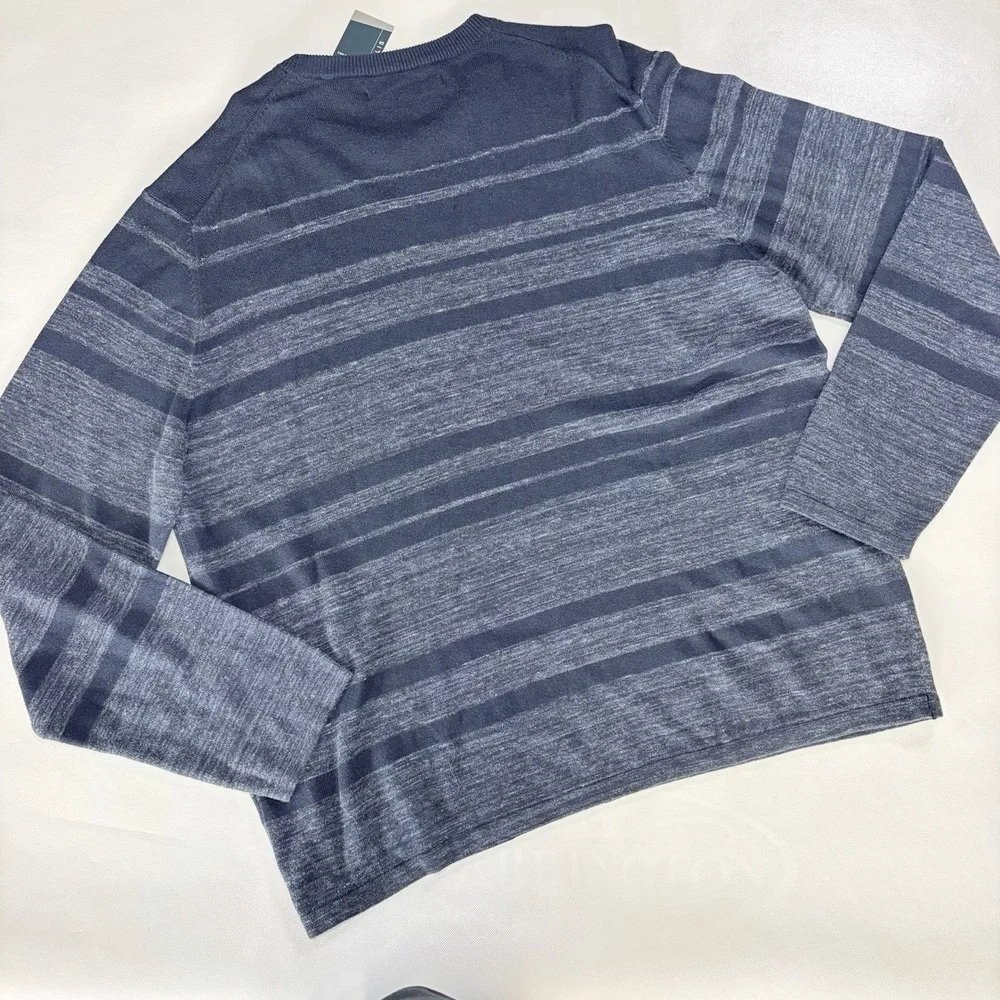 Perry Ellis Men's Dark Sapphire Sweater XXL